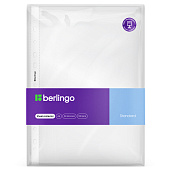 Папки-файлы перфорированные, А4, BERLINGO, комплект 100 шт., глянцевые, 30 мкм, S1000 Папки-файлы перфорированные, А4, BERLINGO, комплект 100 шт., глянцевые, 30 мкм, S1000